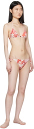 Versace Underwear Pink Barocco Sea Bikini Bottom