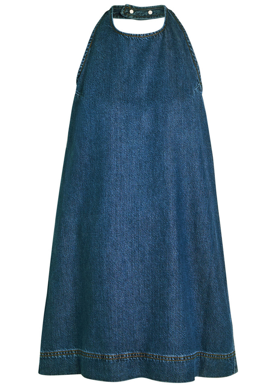Reformation Avielle Denim Mini Dress
