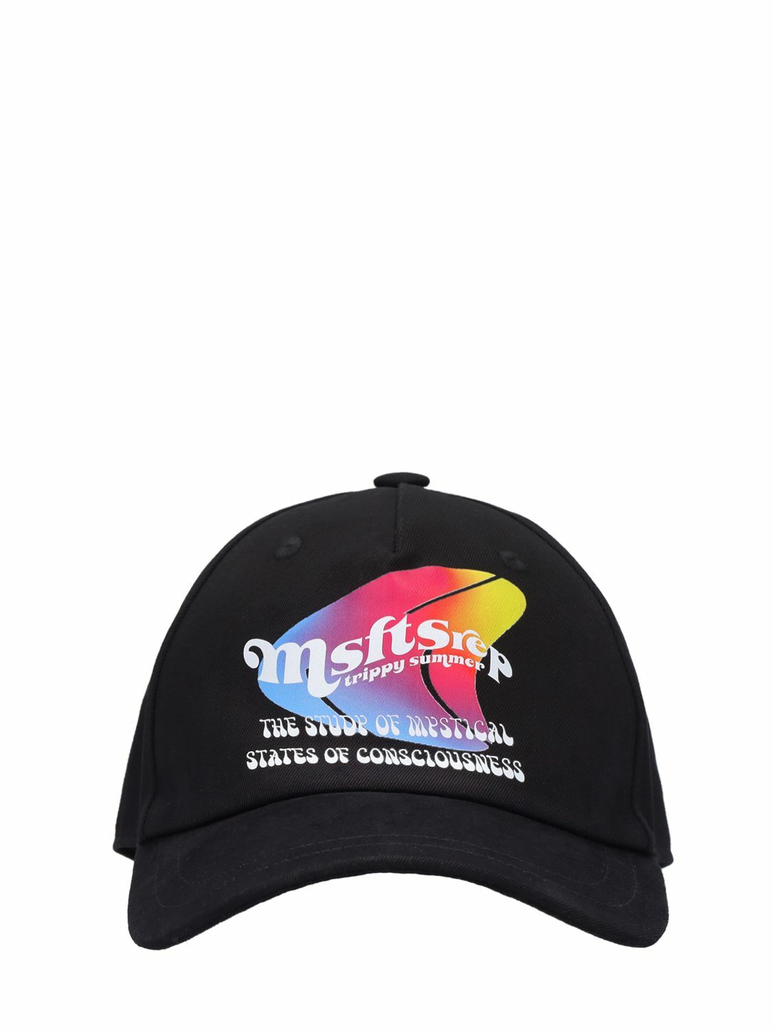 MSFTSREP - Trippy Summer Print Cotton Baseball Cap