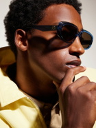 LOEWE - Anagram Round-Frame Acetate Sunglasses
