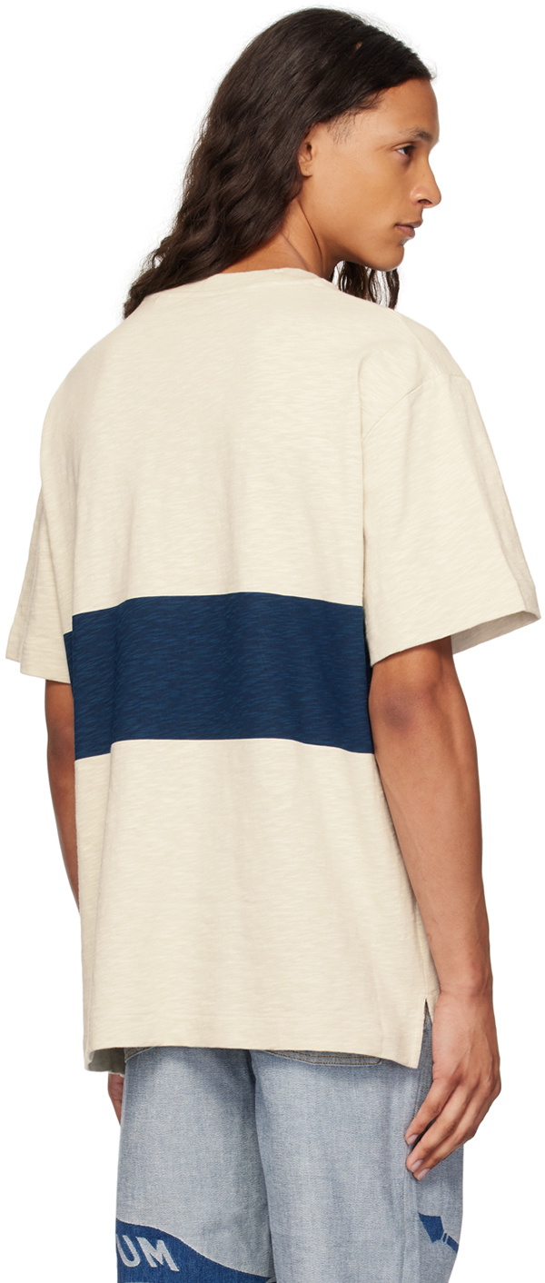 ★Burberry★ストライプ コットン Tシャツ バーバリー アイコンストライプ トリム コットン Tシャツ