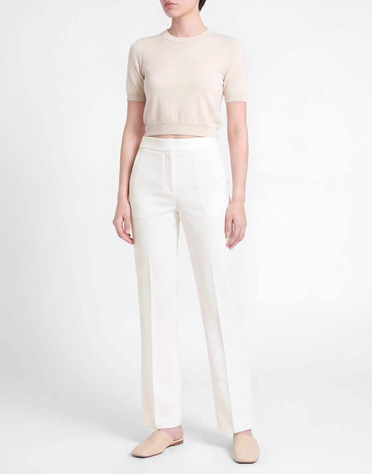 Peserico Womens Pants in White