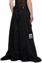 Jean Paul Gaultier Black Shayne Oliver Edition 'The Wrap' Trousers