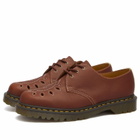 Dr. Martens 1461 Tumble Leather Cut-Out Shoe Sneakers in Mid Tan