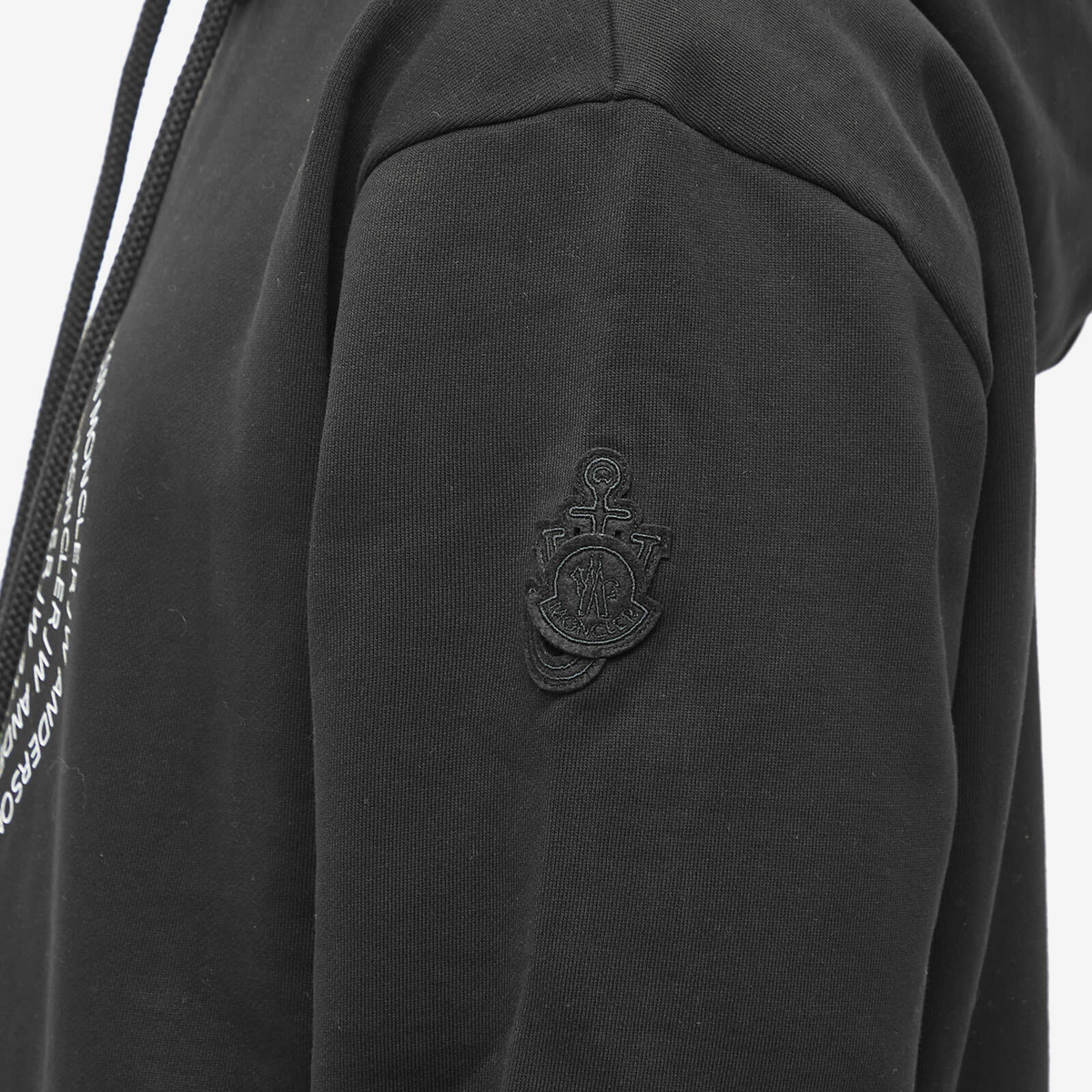 Moncler Men's Genius x JW Anderson Flower Hoody in Black Moncler