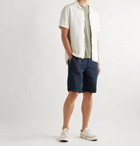 NN07 - Crown Linen Shorts - Blue