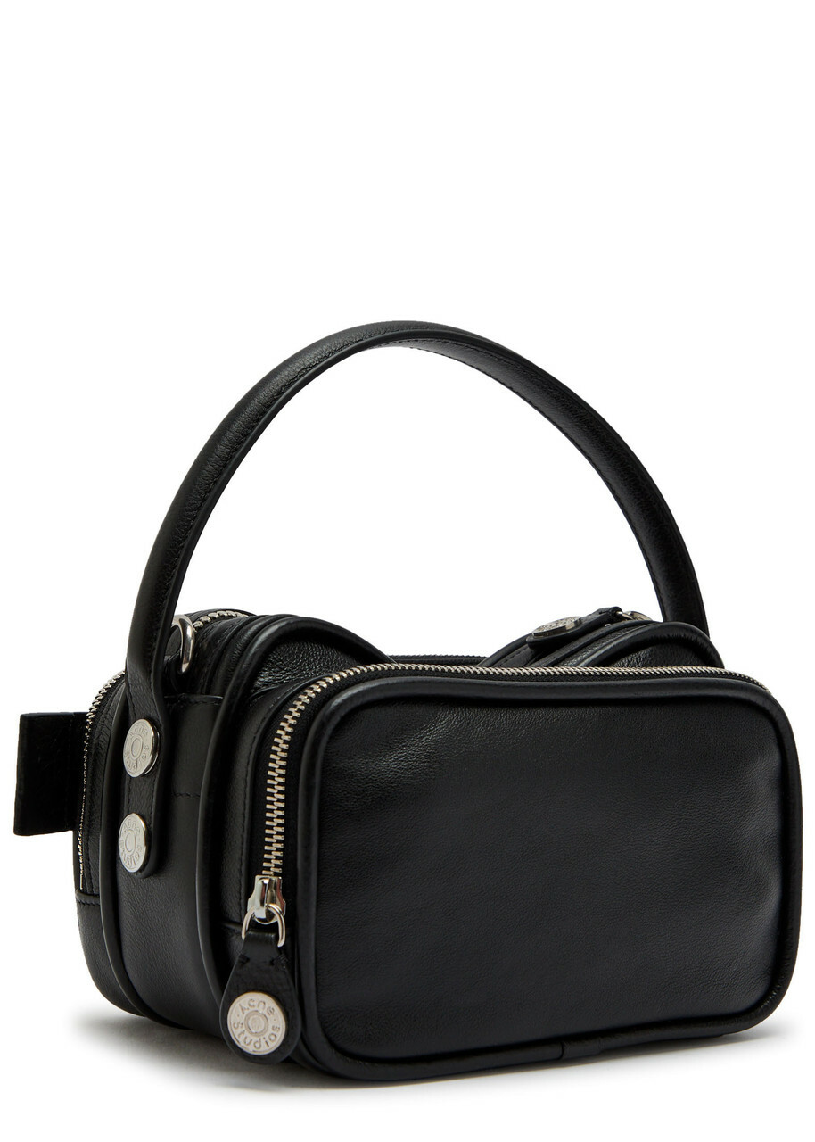 Acne Studios Camero Kit Grained Leather Cross-body bag - Black - One Size