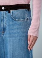 Marni Jeans With Velvet Belt