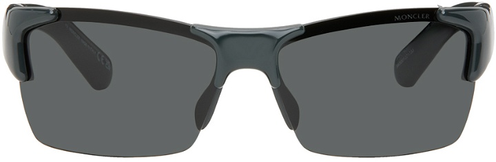 Photo: Moncler Black Spectron Sunglasses