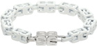 Givenchy White G Cube Bracelet