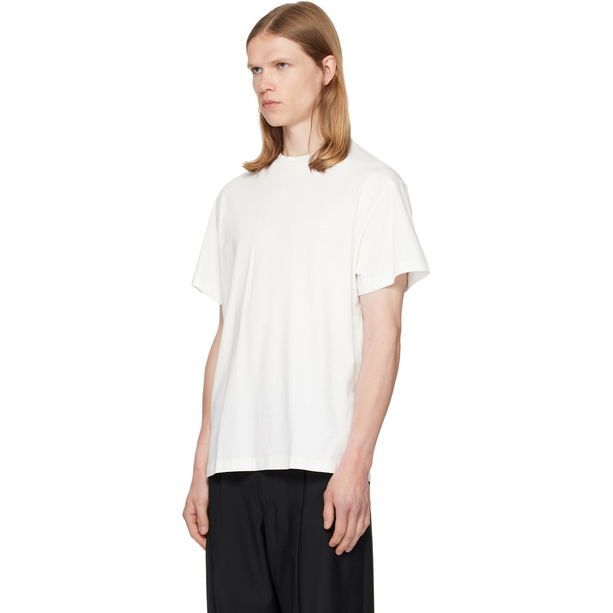 Jil Sander Three-Pack Multicolor Crew-Neck T-shirts