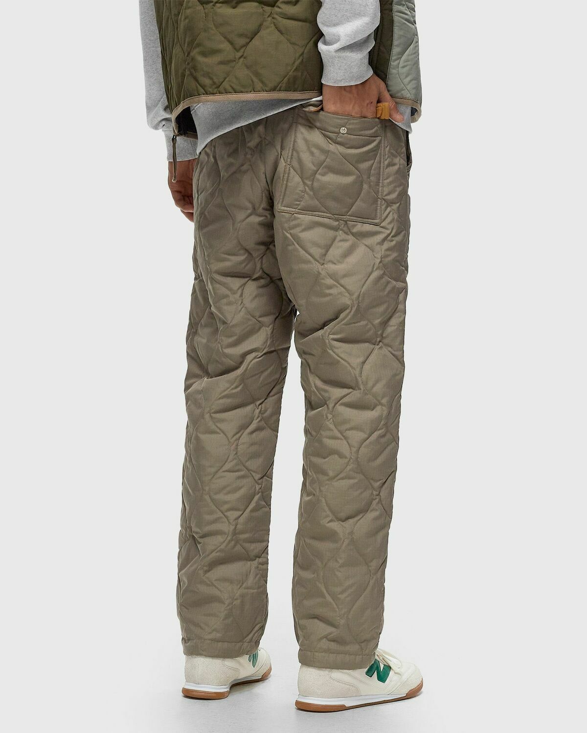 Taion Military Down Pants Brown Casual Pants