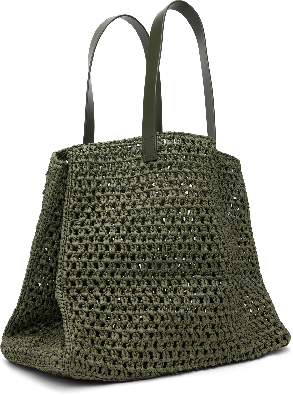 ANINE BING Khaki Large Rio Tote