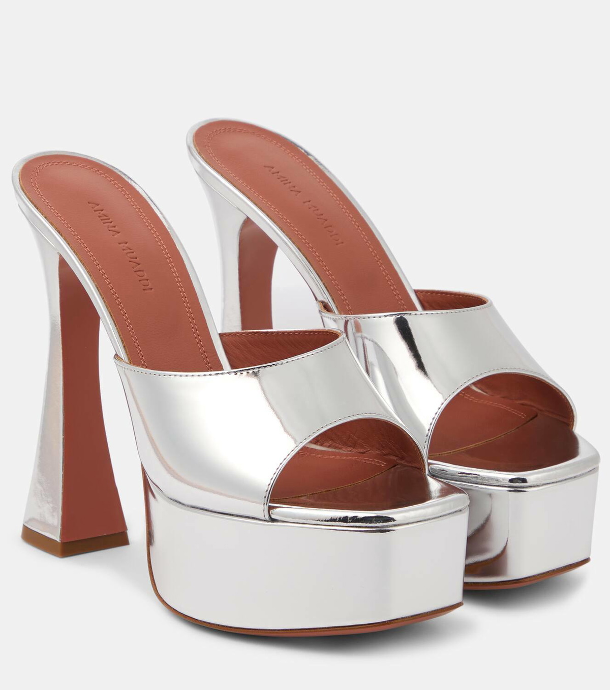 靴 Amina Muaddi platform mules Womens Platform Shoes - Platform Slippers