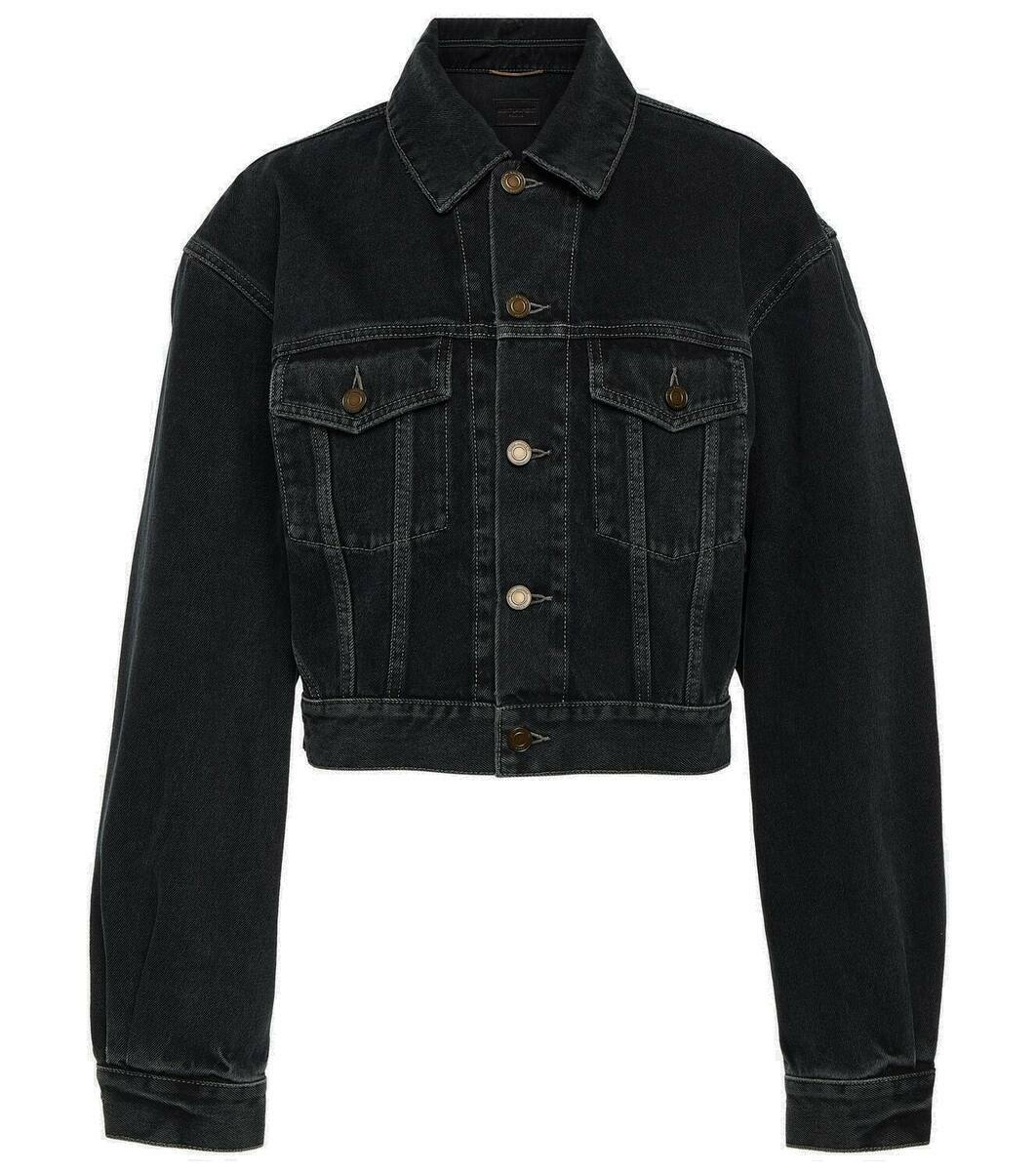 Saint Laurent Cropped denim jacket Saint Laurent