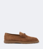 Tod's Suede penny loafers