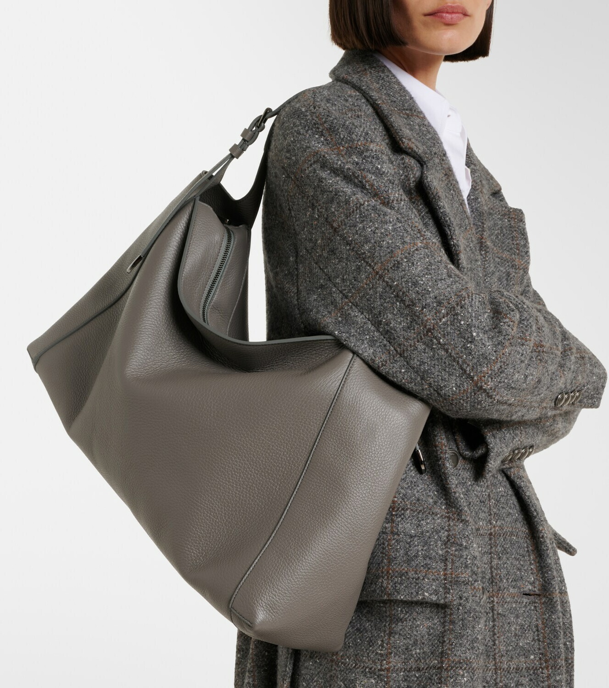 Brunello Cucinelli Medium leather shoulder bag