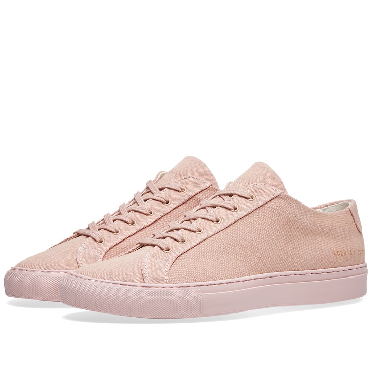 Photo: Woman by Common Projects Achilles Low Canvas