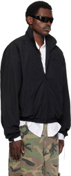 VETEMENTS Black Cut-Up Track Jacket
