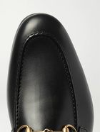 GUCCI - Jordaan Horsebit Leather Loafers - Black