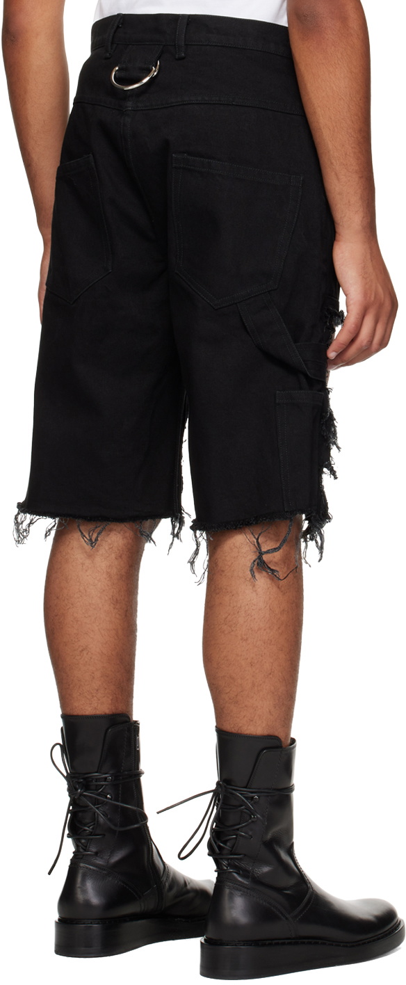Parnell Mooney Black Frayed Shorts
