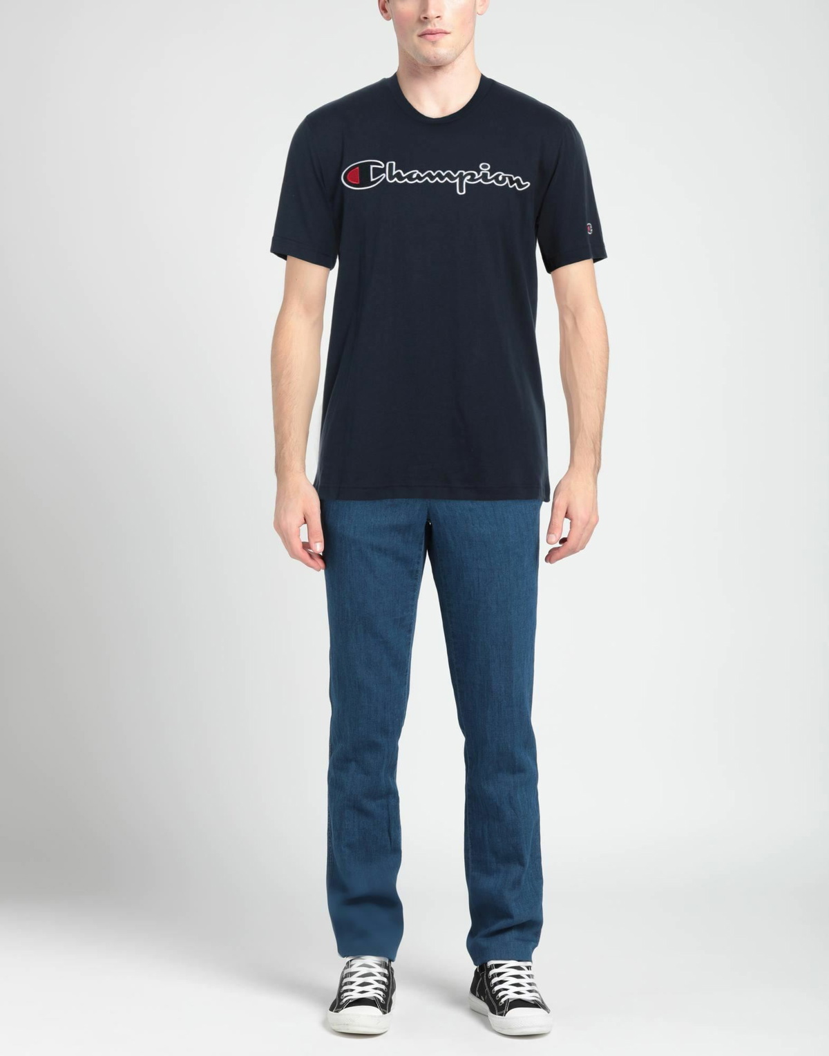 Champion Mens T-shirt Midnight in Blue