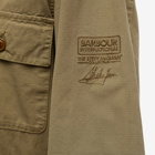 Barbour Men's International Steve McQueen Terrance Chore Jacket in Olive