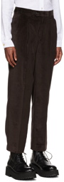 Paul Smith Brown Pleated Trousers