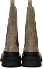 MISBHV Taupe 'The 2000' Chelsea Boots