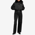 Shoreditch Ski Club Women's Amara Bomber Jacket in Black