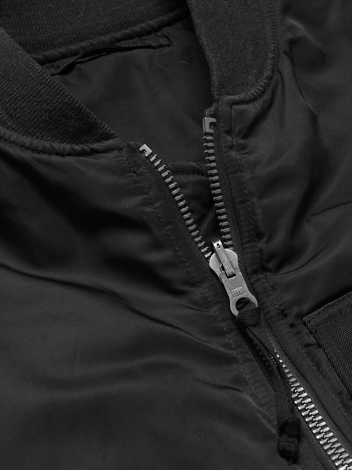 VISVIM - Thorson II Reversible Nylon Bomber Jacket - Black Visvim