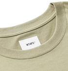 WTAPS - Logo-Print Cotton-Jersey T-Shirt - Neutrals