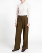 Jijil Womens Pants Military in Green