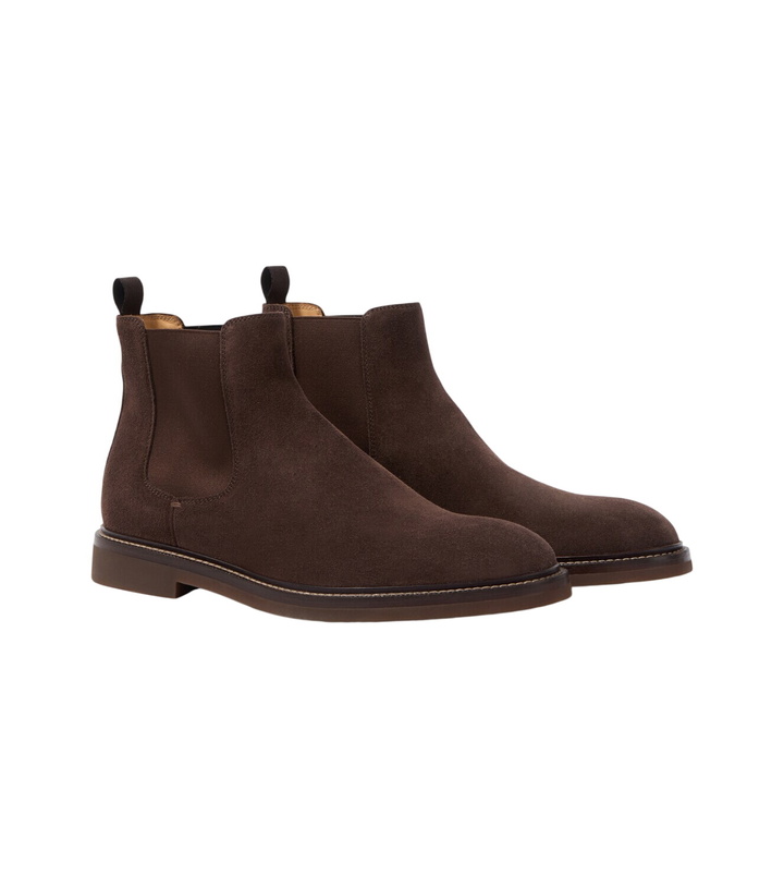 Photo: Brunello Cucinelli Suede Chelsea boots