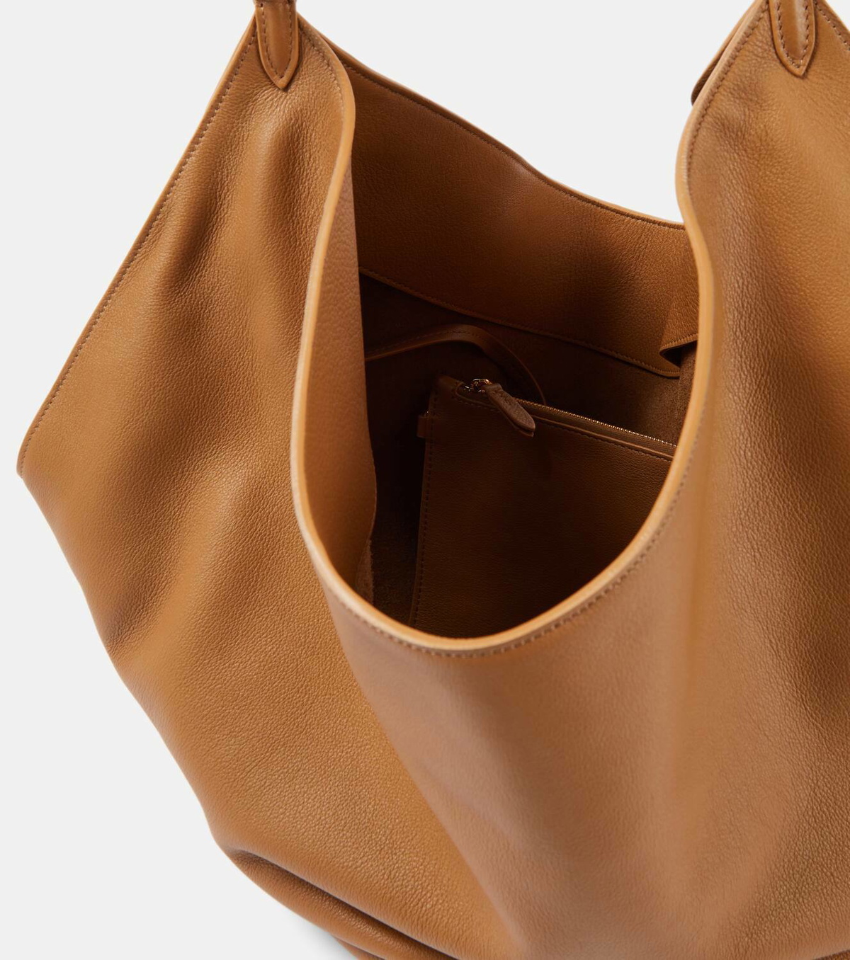 Khaite Lotus Medium leather tote bag