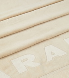 Isabel Marant - Logo cotton terry beach towel