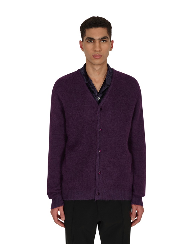 Photo: Needles Mohair Cardigan Purple