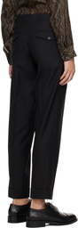 Dries Van Noten Black Tapered Trousers