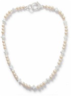 Hatton Labs - Silver Pearl Necklace