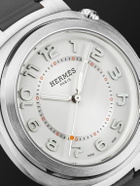 Hermès Timepieces - Cut Automatic 36mm Stainless Steel and Rubber Watch, Ref. No 404924WW00