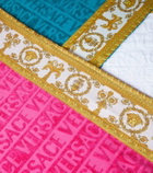 Versace Home Versace Allover cotton terry beach towel
