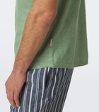 Orlebar Brown Sebastian linen jersey polo shirt
