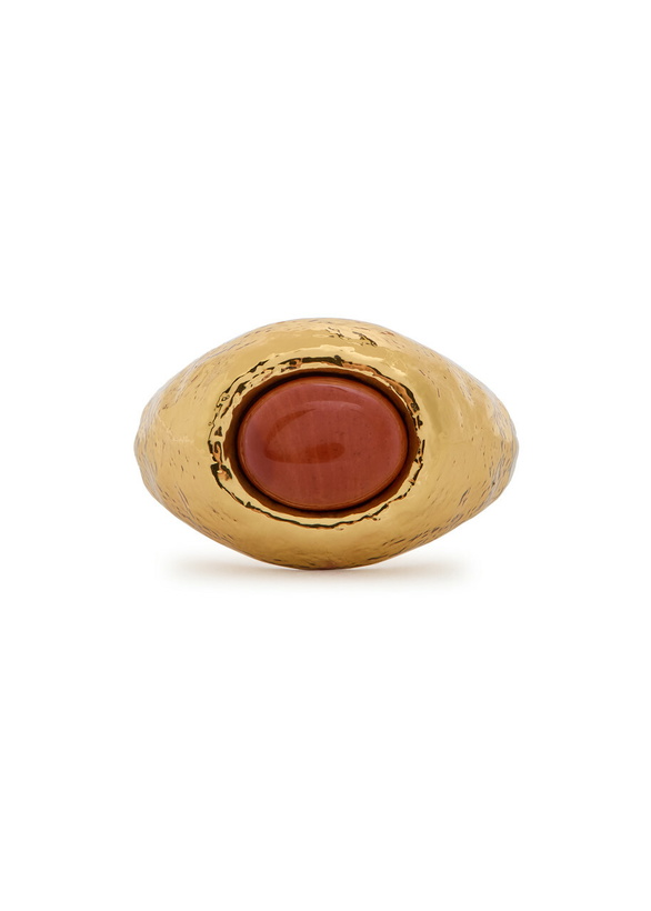 Photo: Anni LU Cherry on Top 18kt Gold-plated Ring - One Size