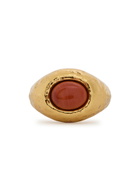 Anni LU Cherry on Top 18kt Gold-plated Ring - One Size