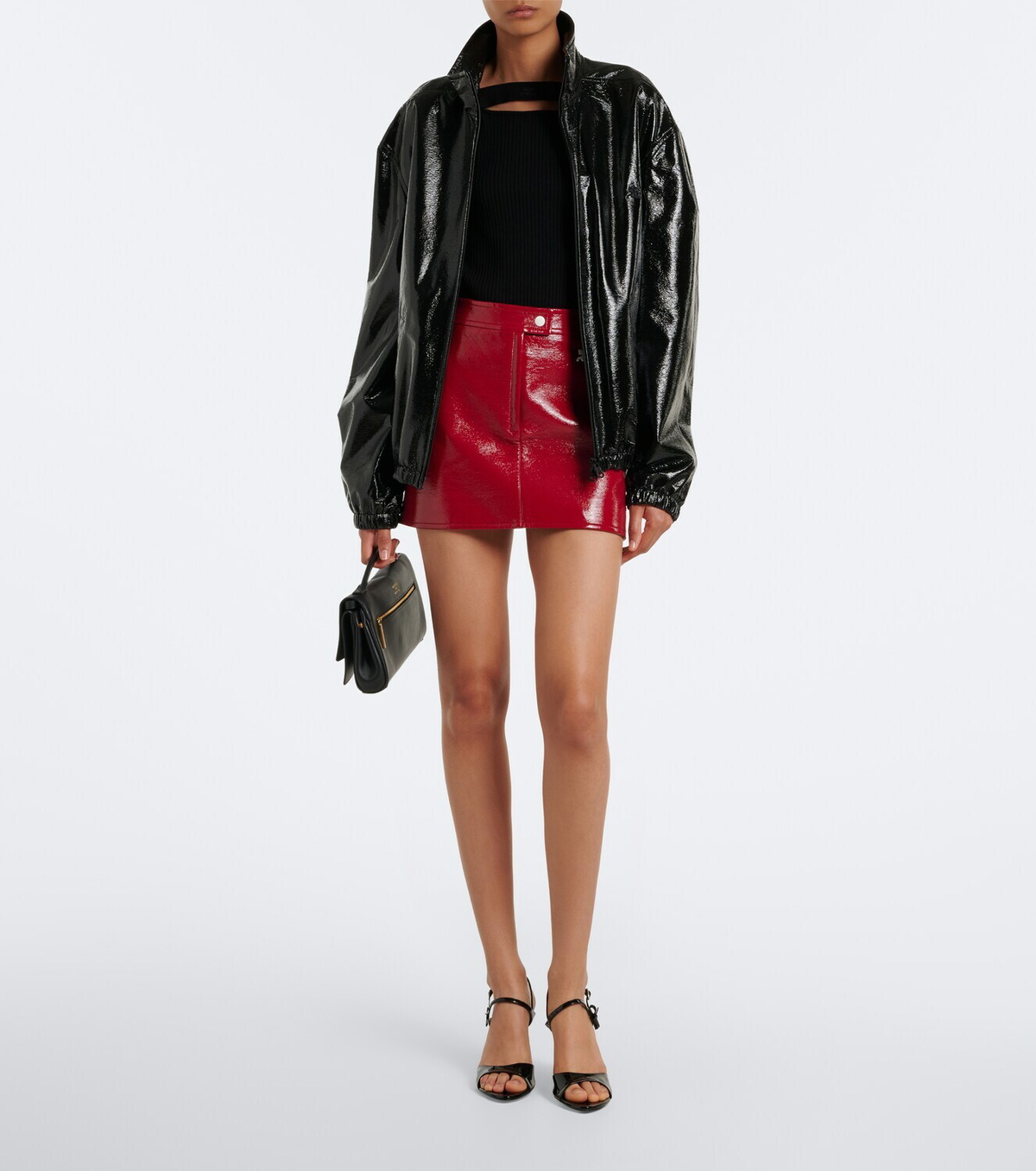 Courrèges Vinyl blouson jacket