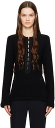 Chloé Black Paneled Sweater