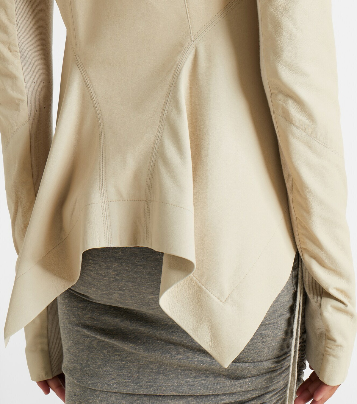 Rick Owens Naska leather biker jacket