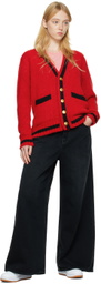 Thames MMXX. Red Courting Cardigan