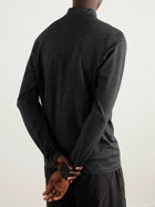 Lululemon - Metal Vent Tech Recycled Stretch-Jersey and Mesh Half-Zip Running Top - Black