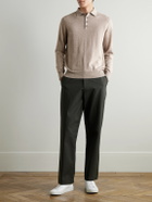 Allude - Cashmere Polo Shirt - Brown